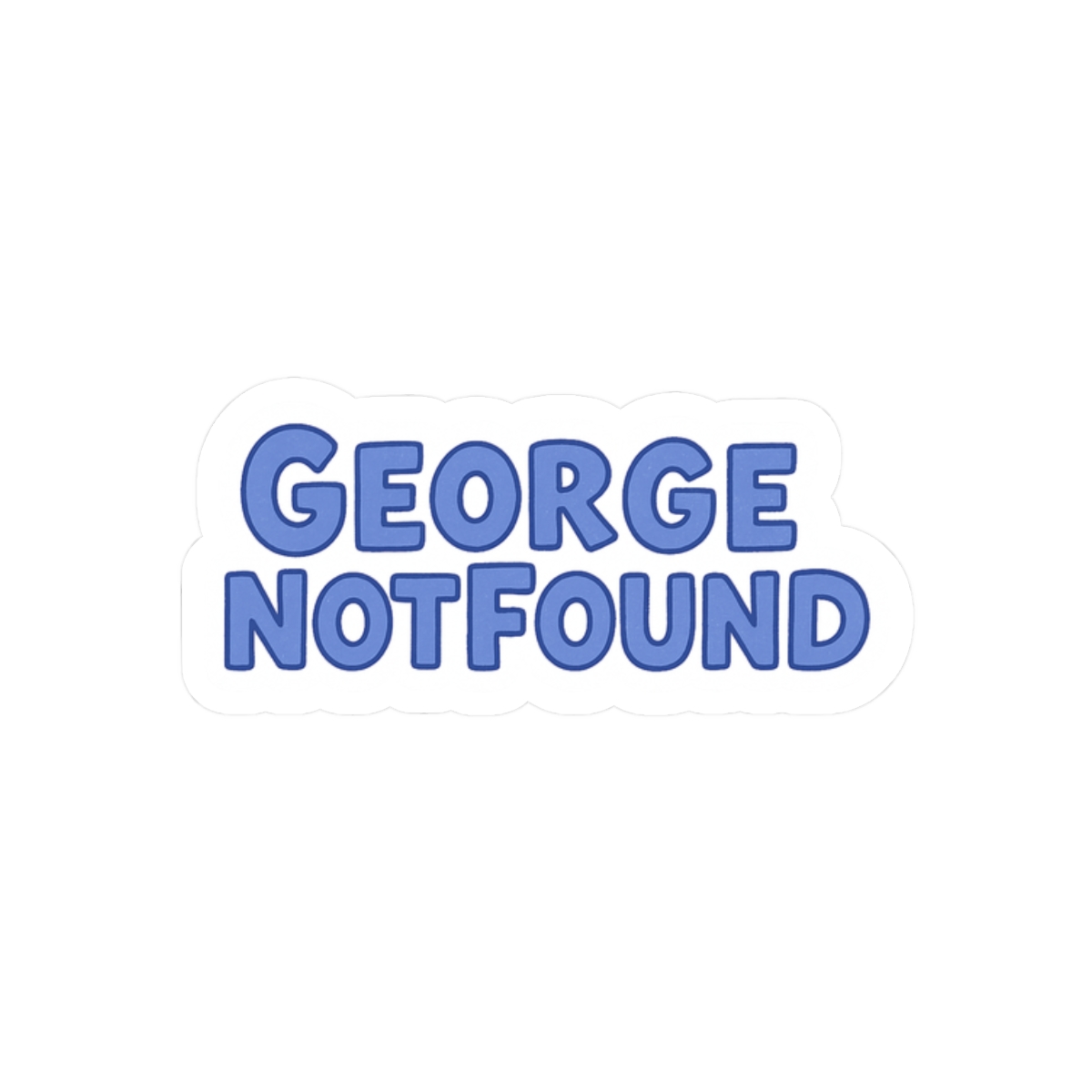 GeorgeNotFound Signature Gaming Sticker | Bold Vinyl Decal - alternate angle 3, merchandise