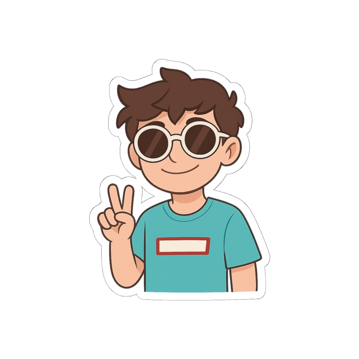 GeorgeNotFound Half-Body Sticker | Cute Vinyl Decal - alternate angle 1, merchandise