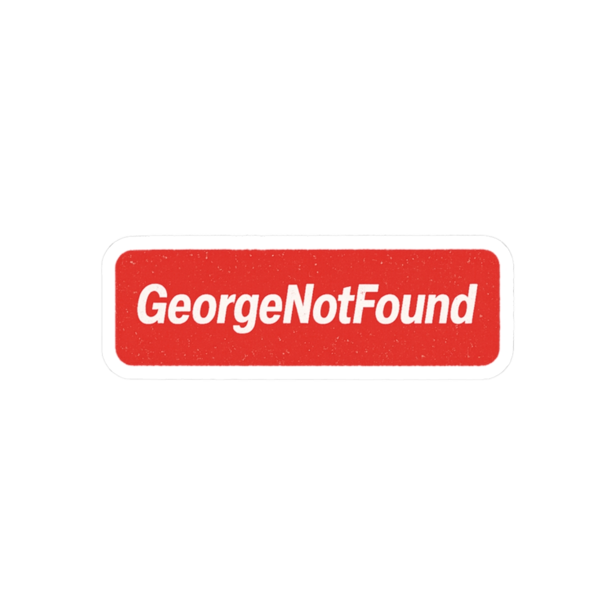 GeorgeNotFound Logo Sticker | Iconic Gamer Vinyl Decal - alternate angle 3, merchandise