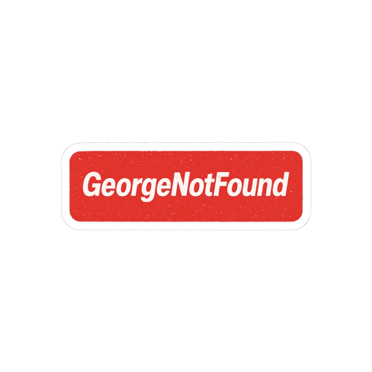 GeorgeNotFound Logo Sticker | Iconic Gamer Vinyl Decal
