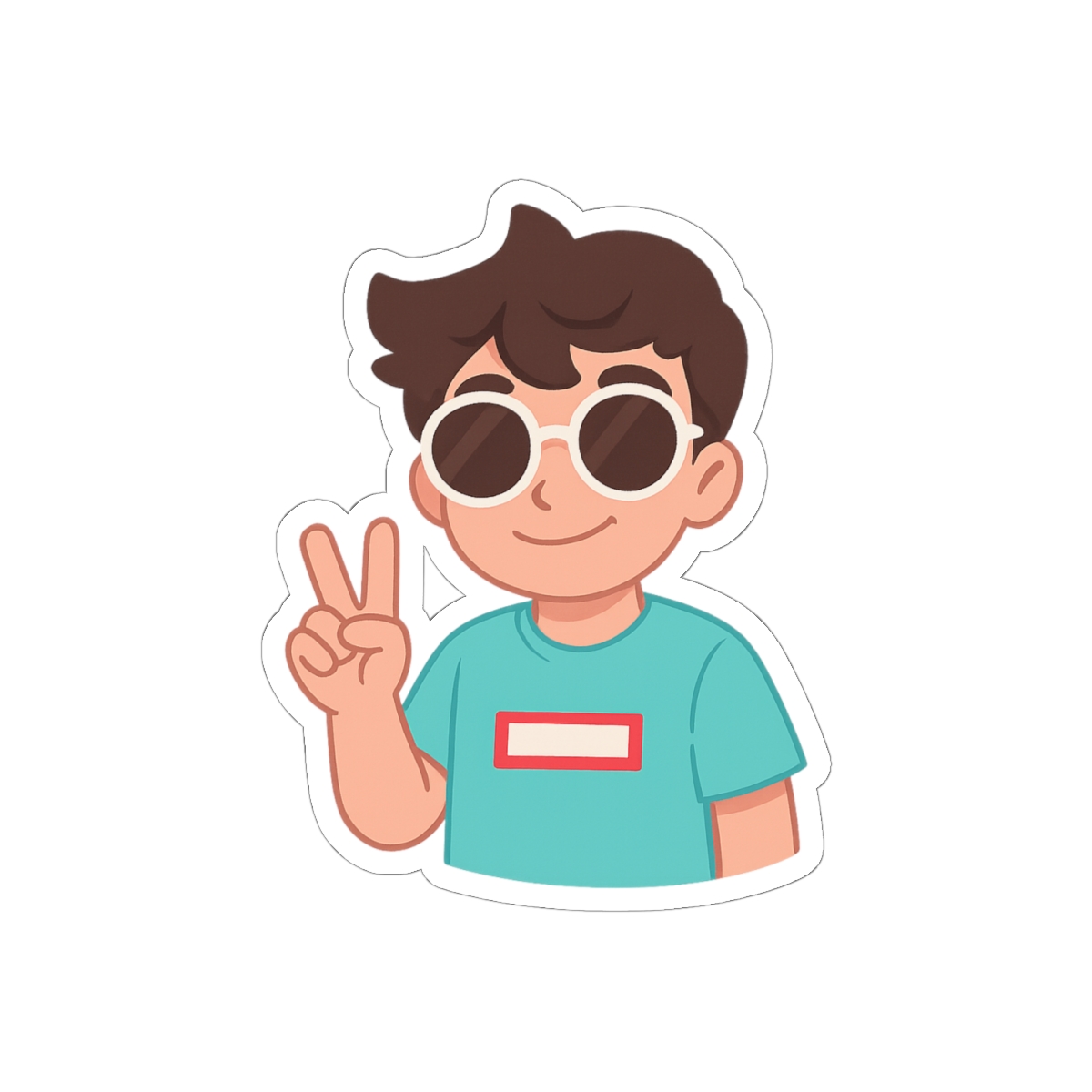 GeorgeNotFound Half Body Sticker | Cute Vinyl Decal - alternate angle 1, merchandise